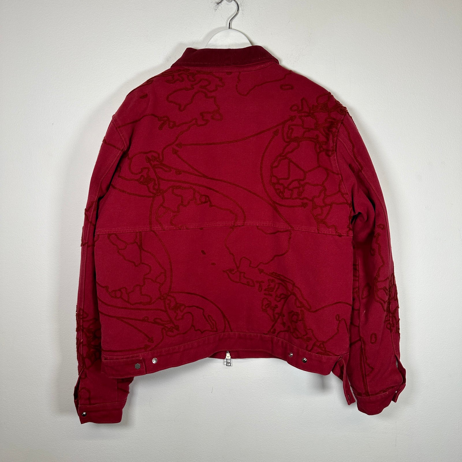 Fugazi Red Chainstitch Work Jacket Size Medium