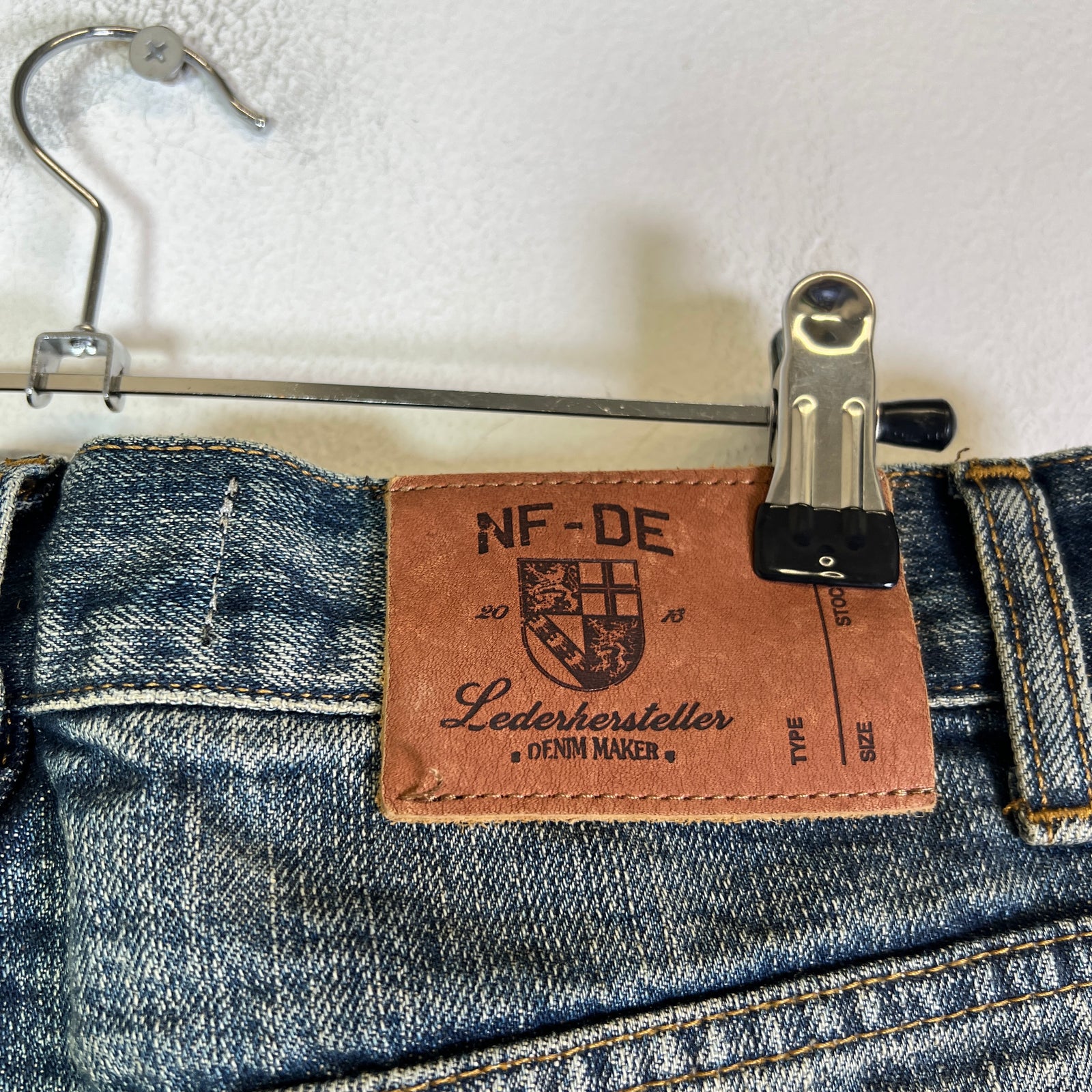 No Faith Studios Japanese Selvedge Arashi Loose Fit Jeans Size 30