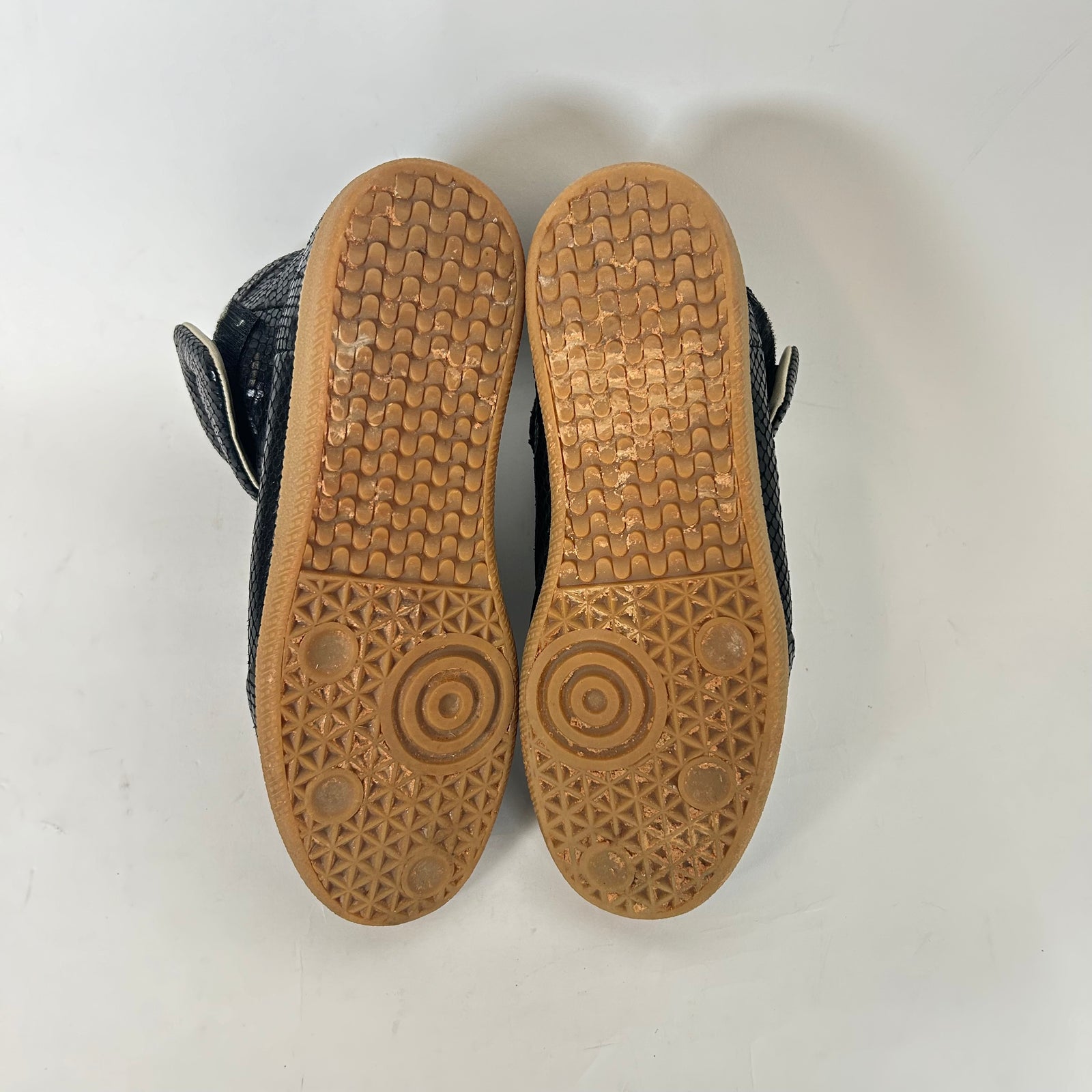 Maison Margiela Black Python Leather Futures High Size 41