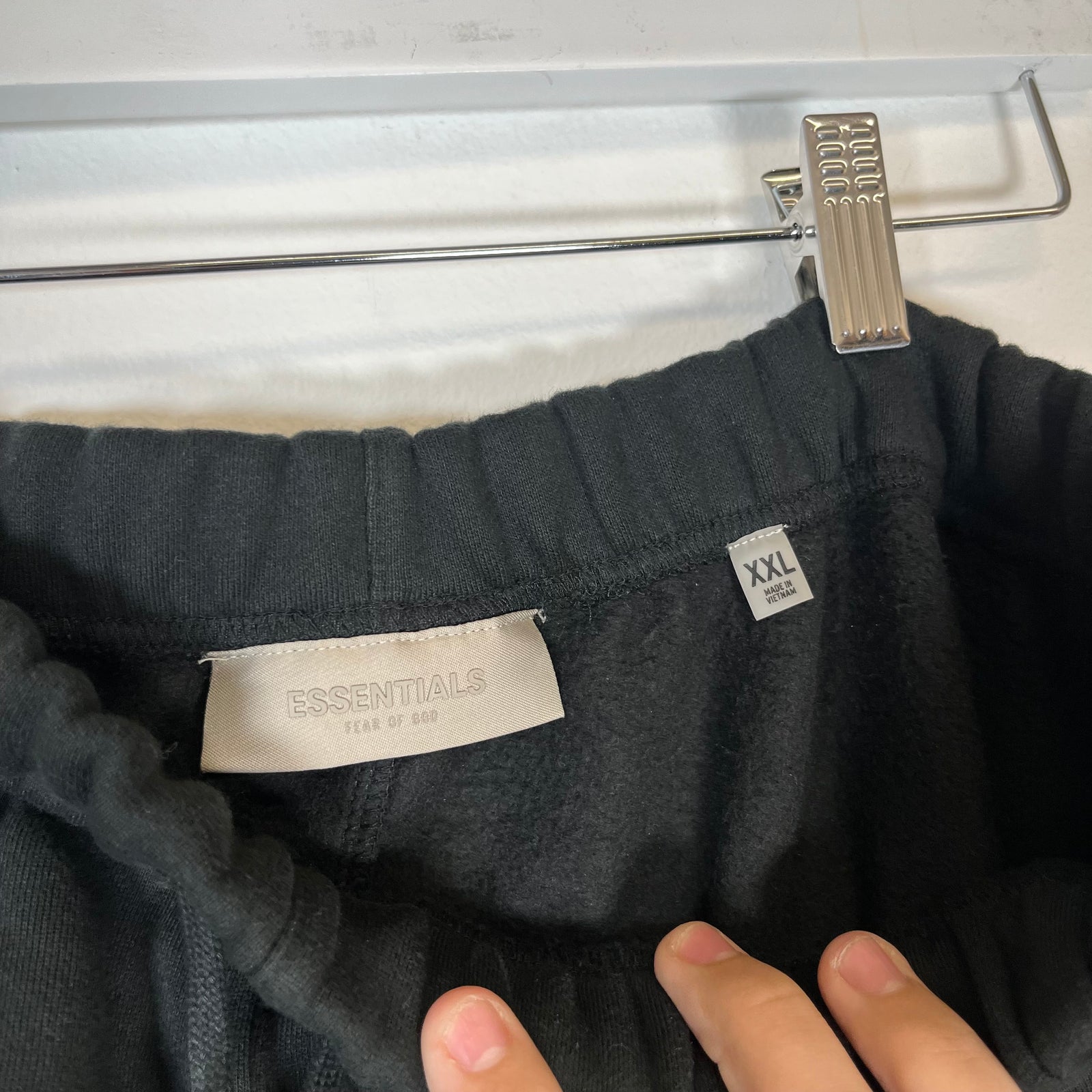 Essentials Black Sweatpants Size XXL
