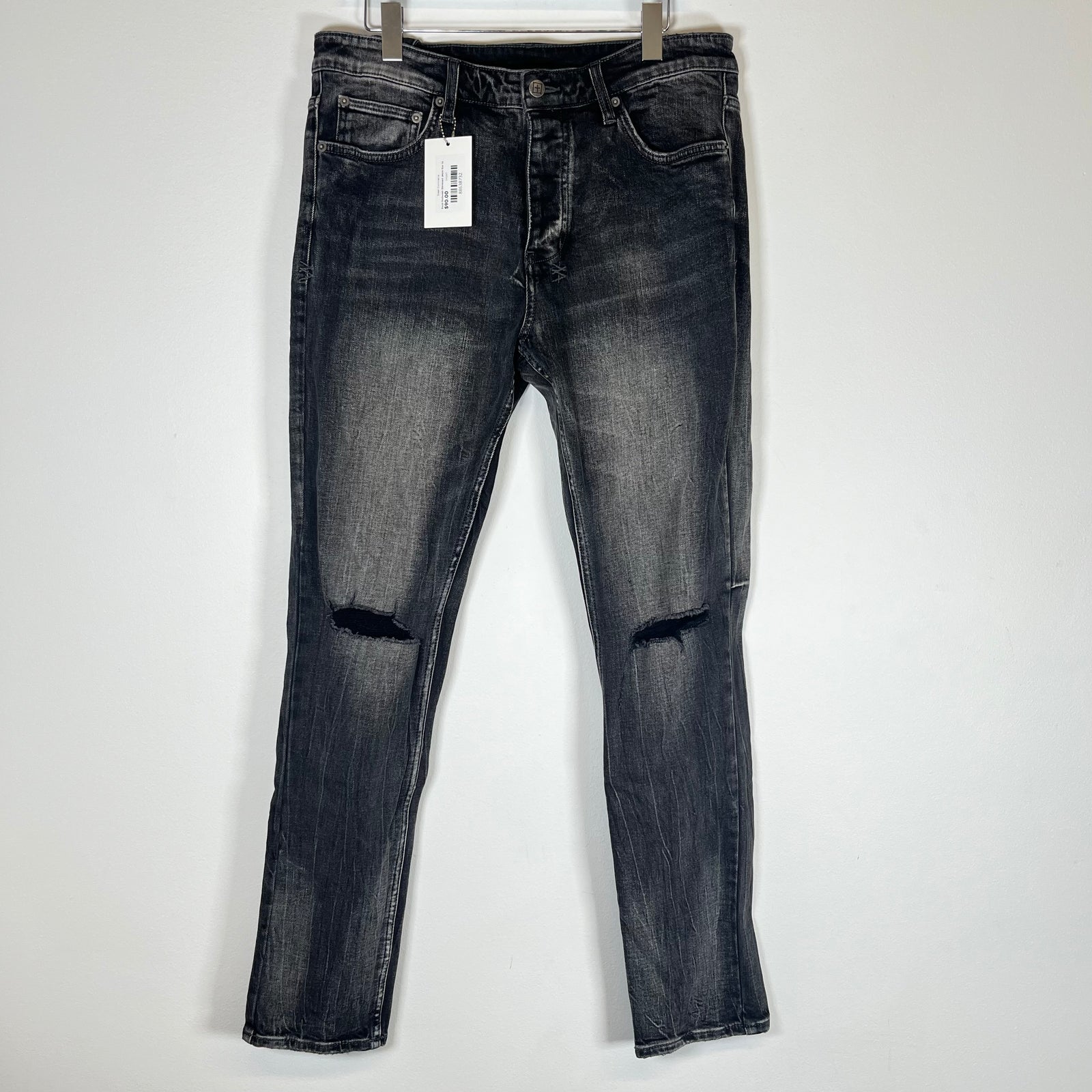 Ksubi Darkwash Distressed Jeans Size 34
