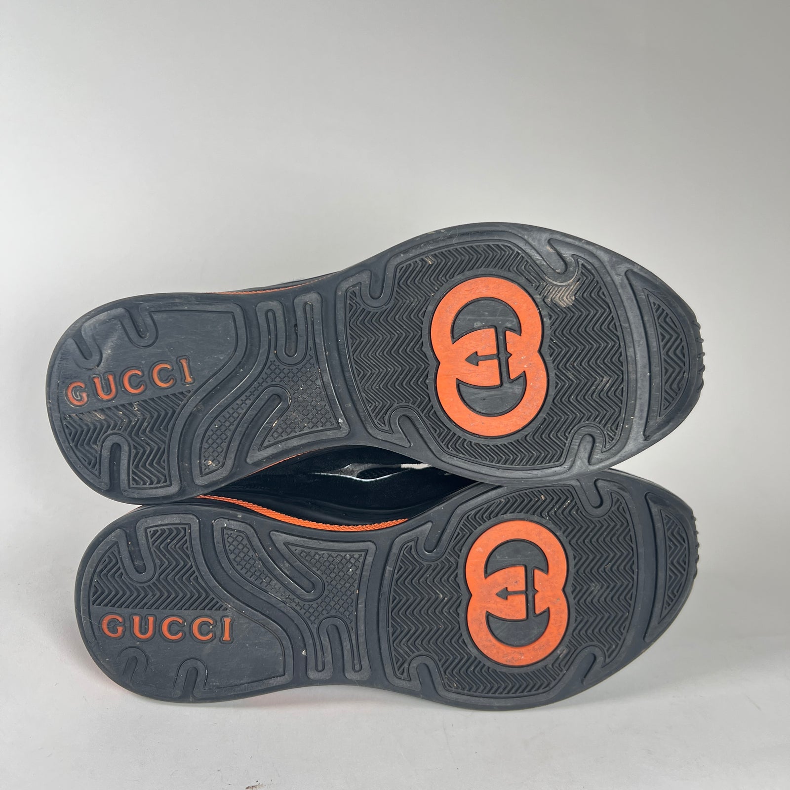 Gucci Black Suede Ultrapace Sneaker Size 10
