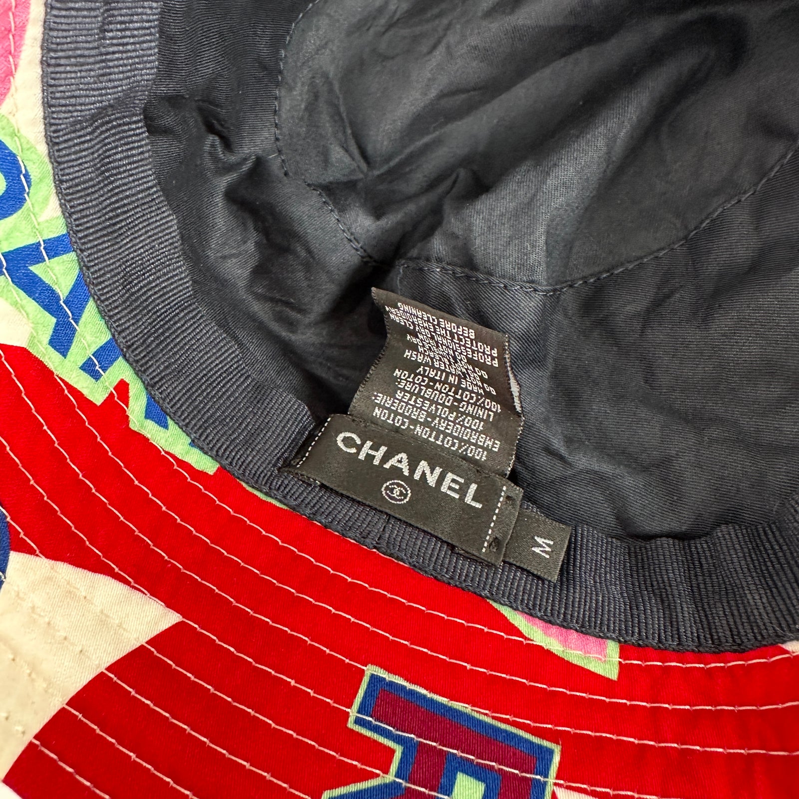 Chanel Multi-Logo Bucket Hat Size M