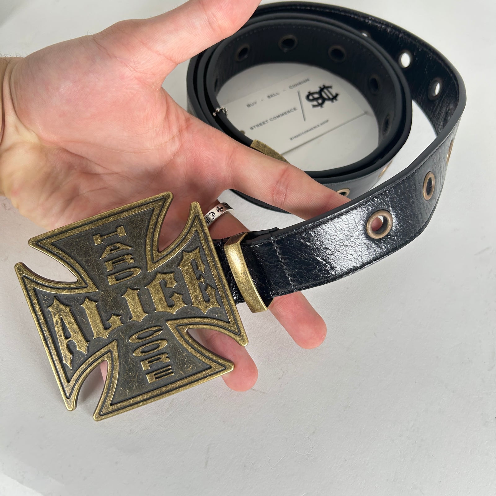 Alice Hardcore Iron Cross Belt Size OS