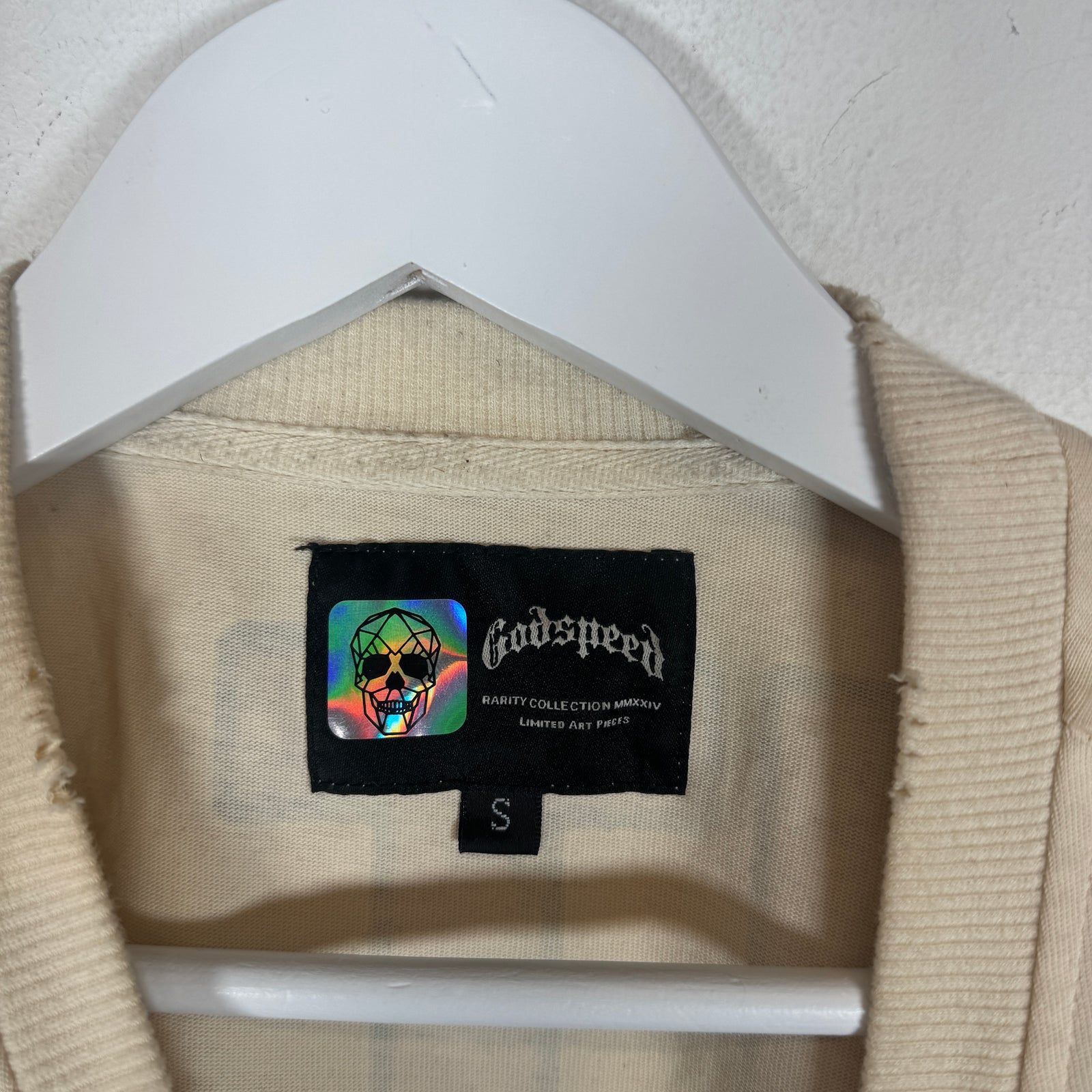 Godspeed Cream Bone Space T-shirt Size S