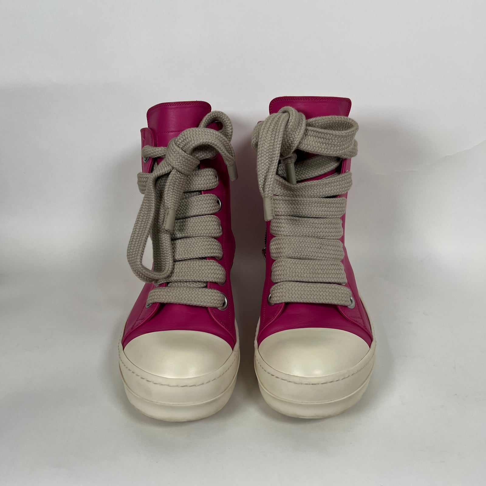 Rick Owens Pink Jumbolace Ramones Size 44.5