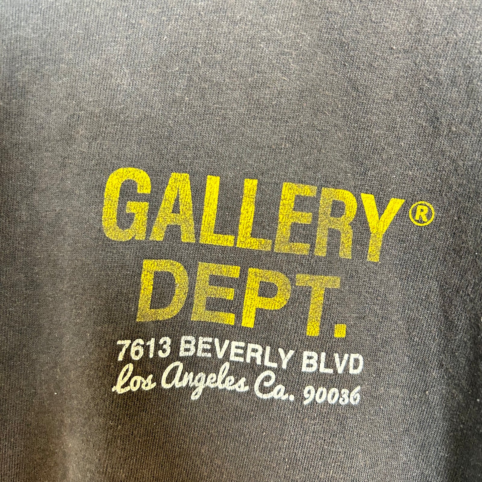 Gallery Dept Vintage Black Drive Thru T-Shirt Size M