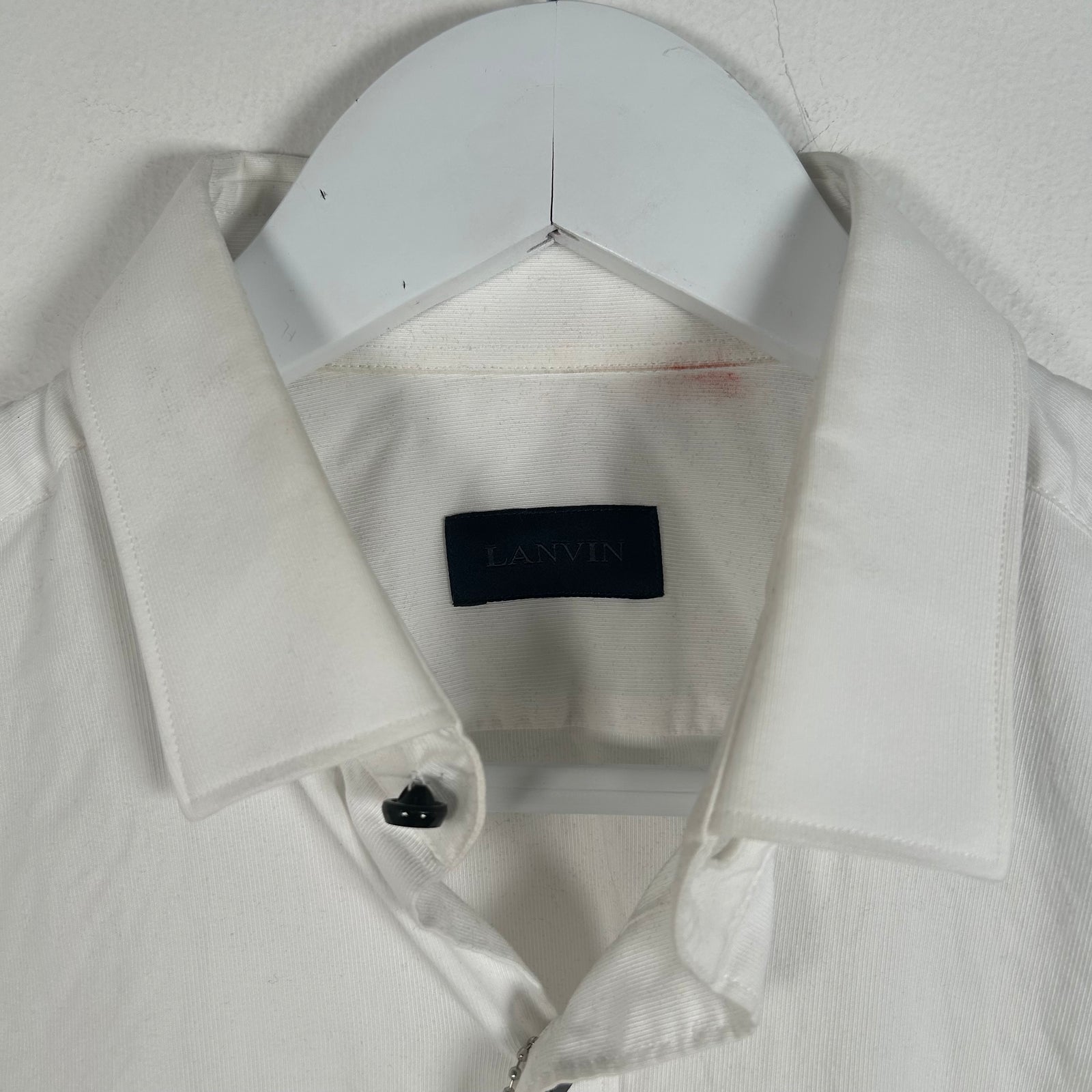 Lanvin White Button-Up Shirt Size M