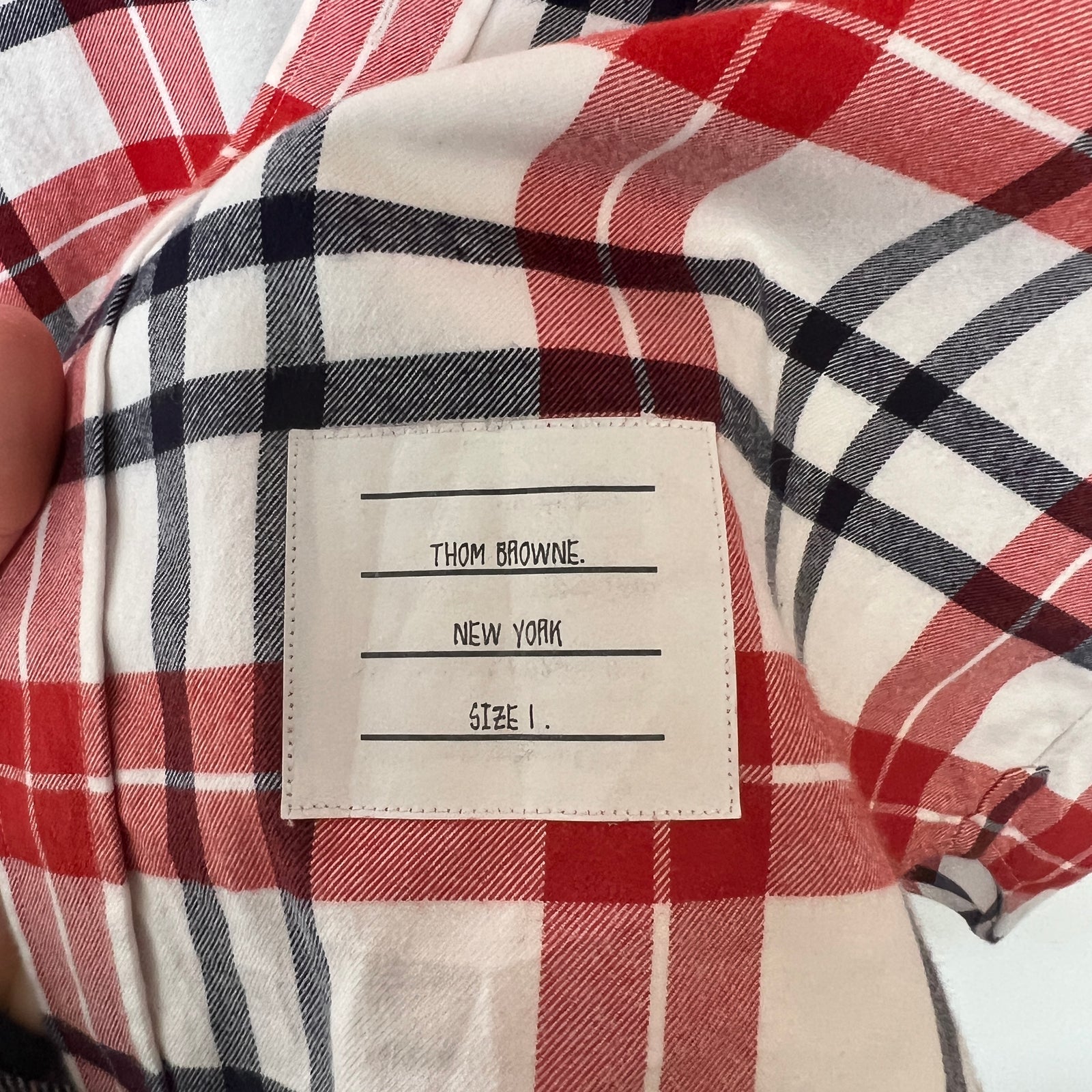Thom Browne Red Flannel Size 1