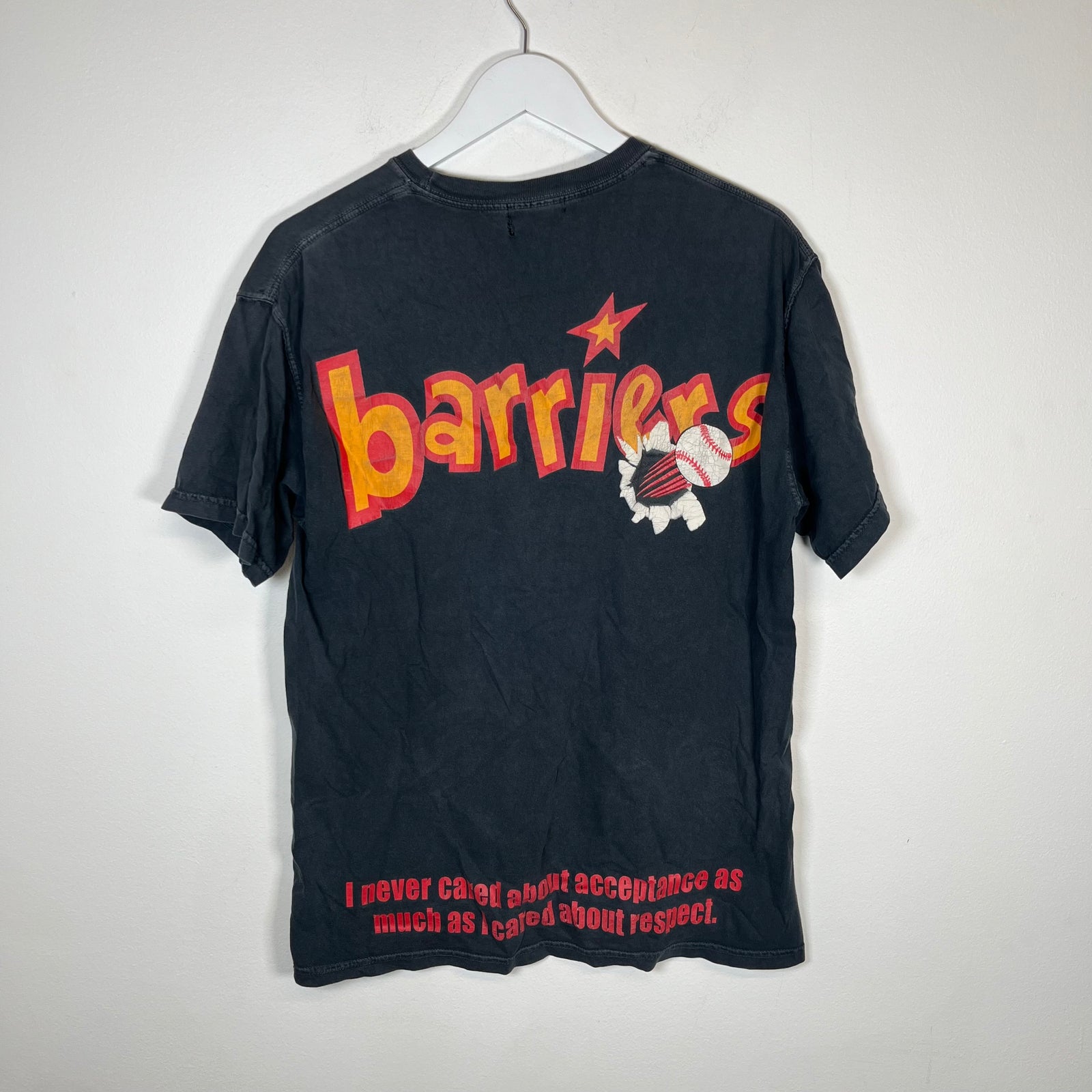 Barriers Black Jackie Robinson Tee Size M