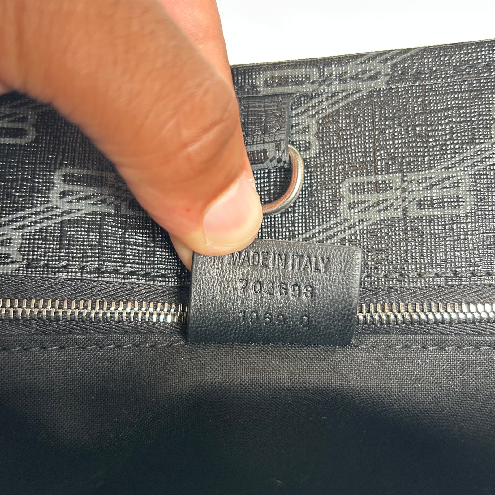 Balenciaga Black BB Monogram Tote Bag