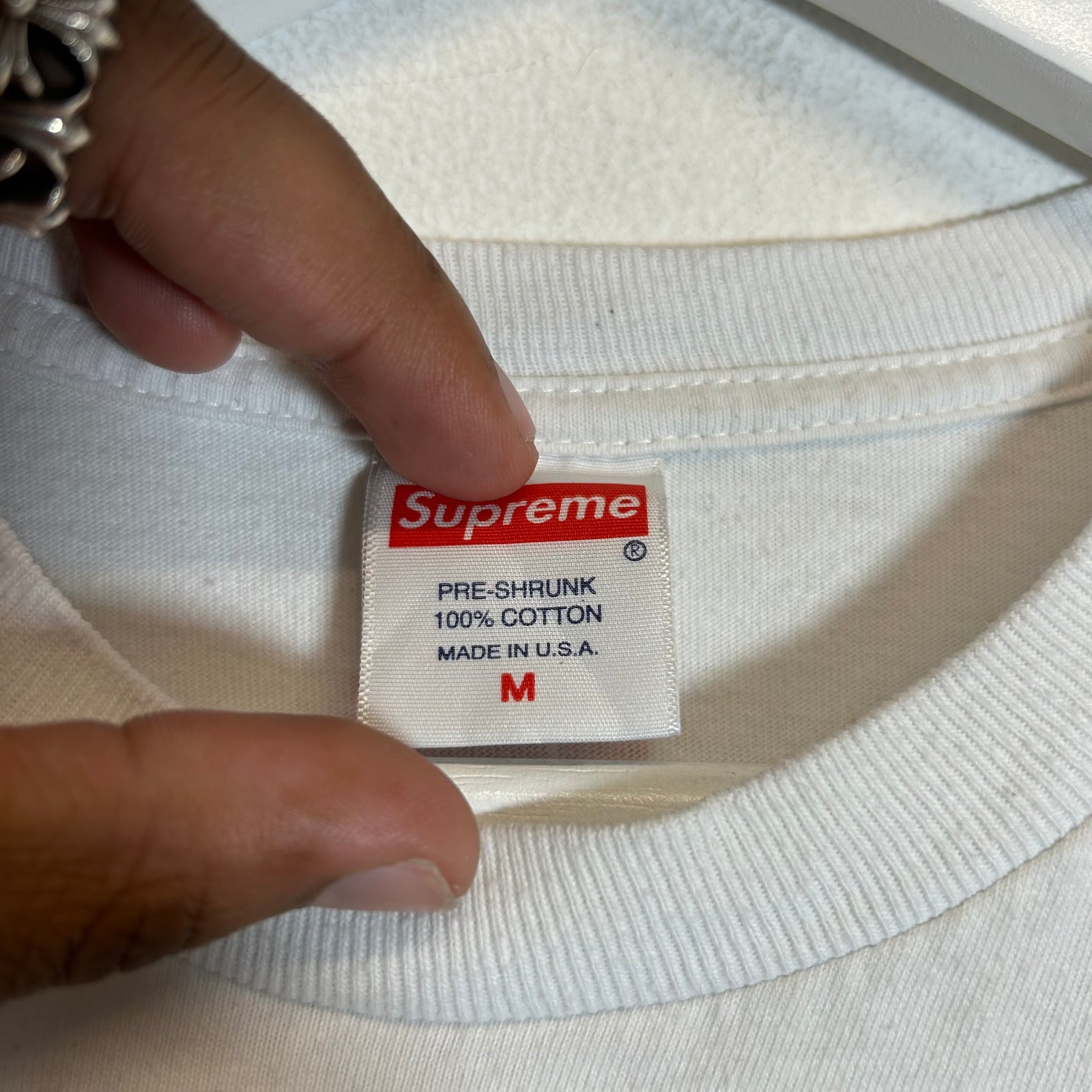 Supreme FW21 White Spend It T-Shirt Size M