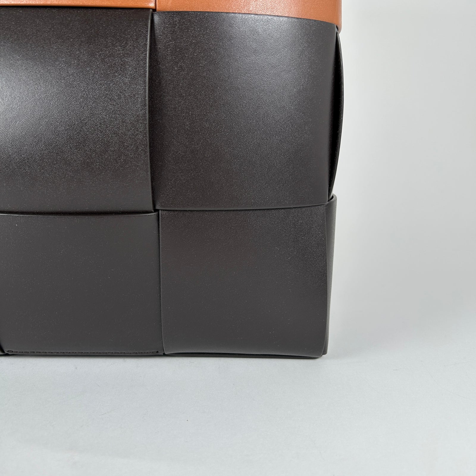 Bottega Veneta Two-Tone Brown Large Arco