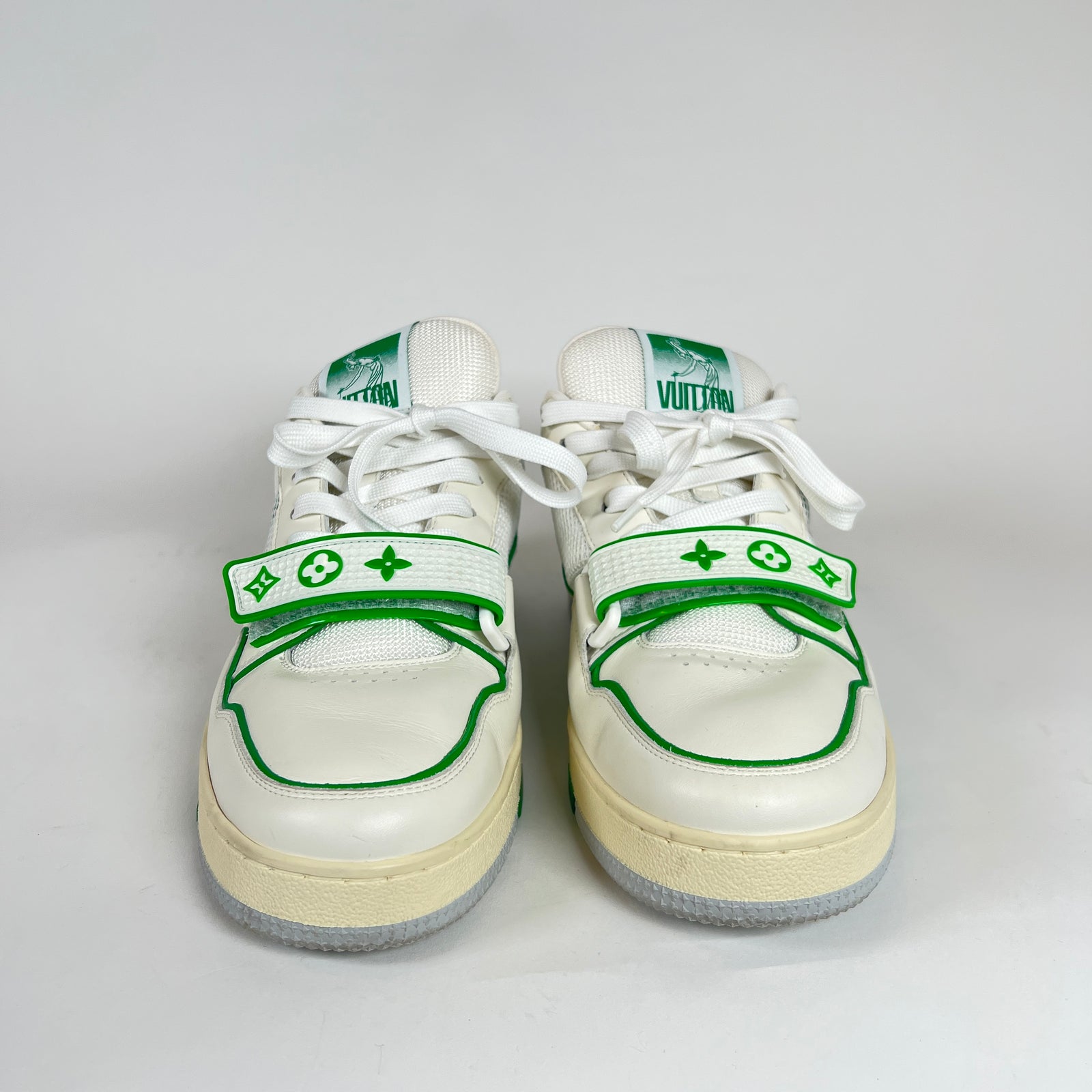 Louis Vuitton Green Mesh Trainer Size 8