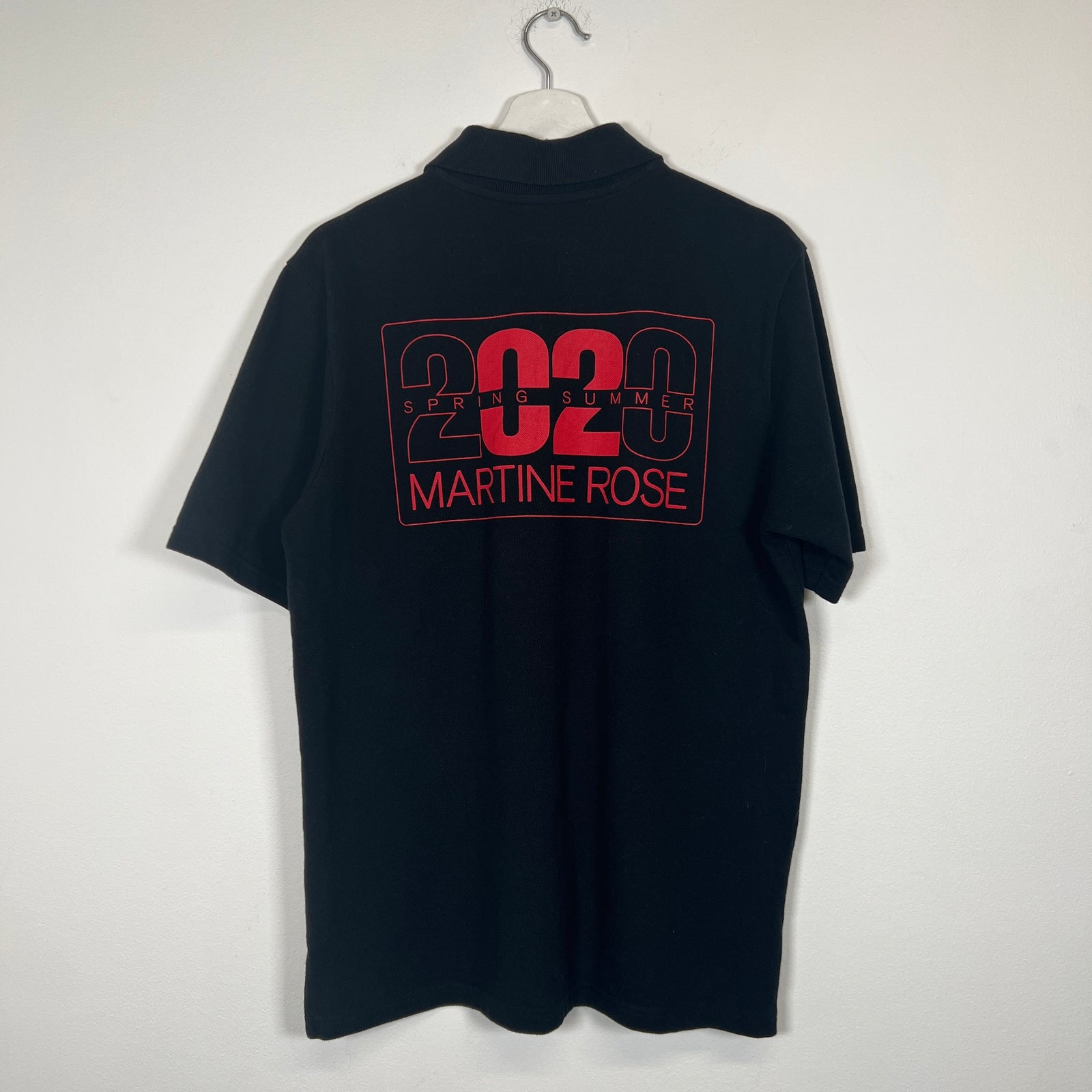 Martine Rose Black SS20 Polo