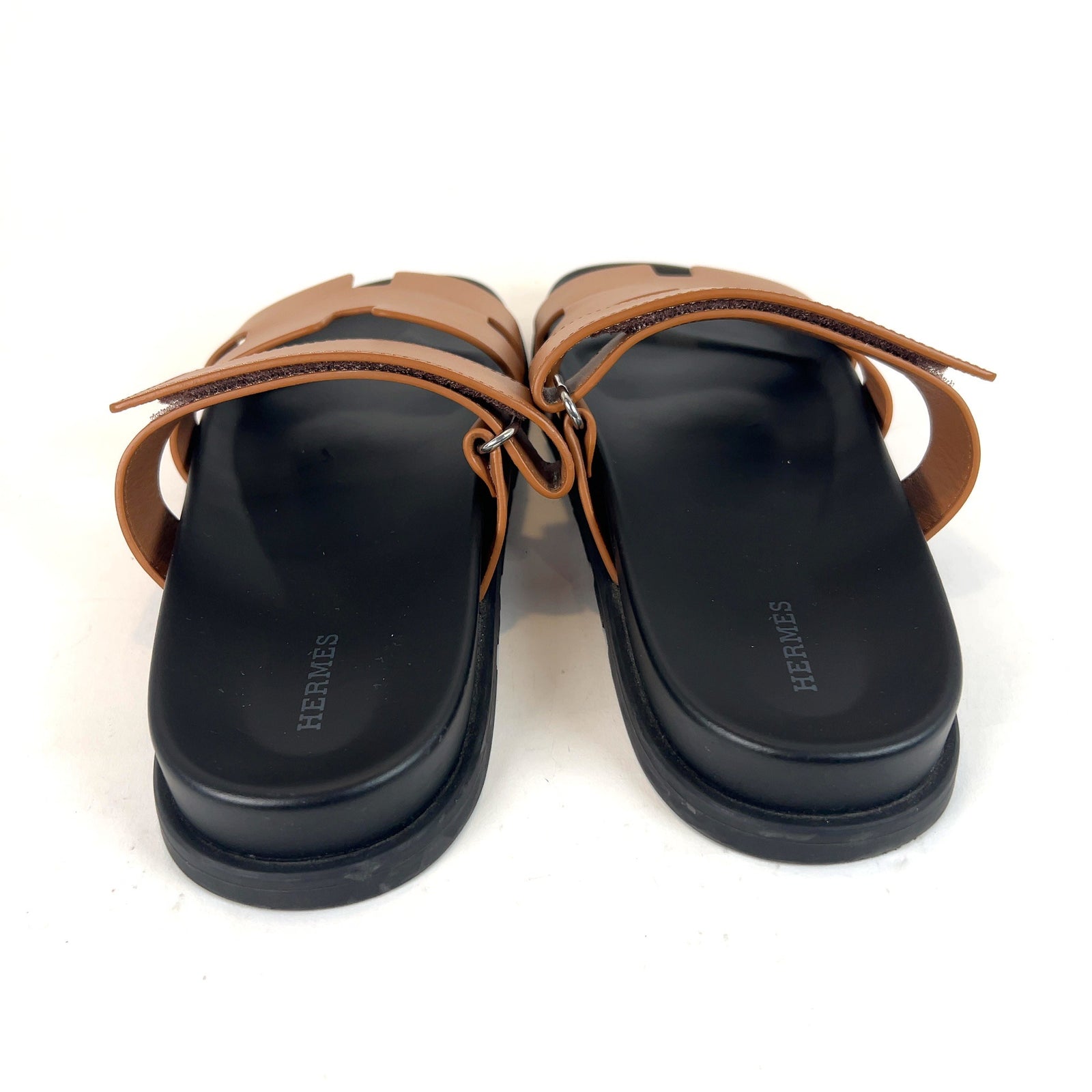 Hermes Chypre Leather Sandals