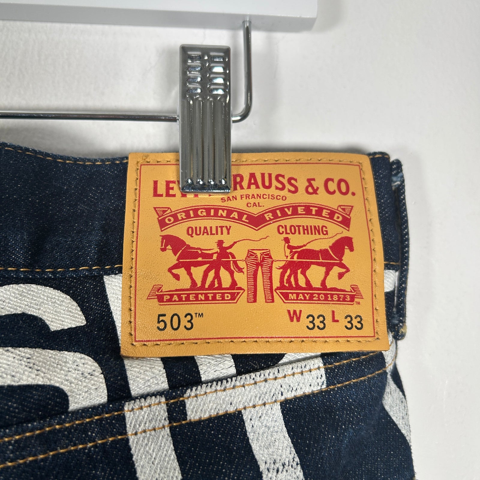 Junya Wanatabe Poem Script Jeans Size S