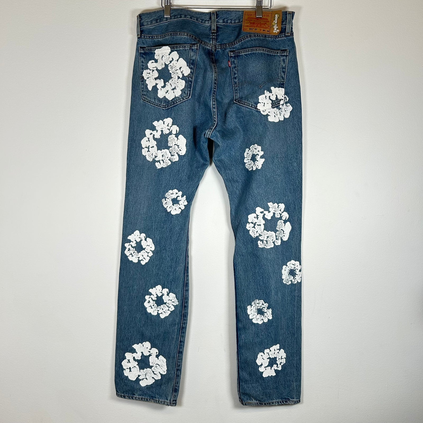 Denim Tears Lightwash Wreath Denim Jeans Size 36