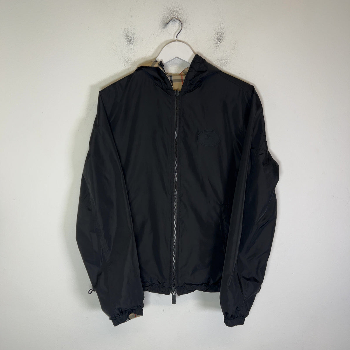 Burberry Newport Reversible Check Hooded Jacket