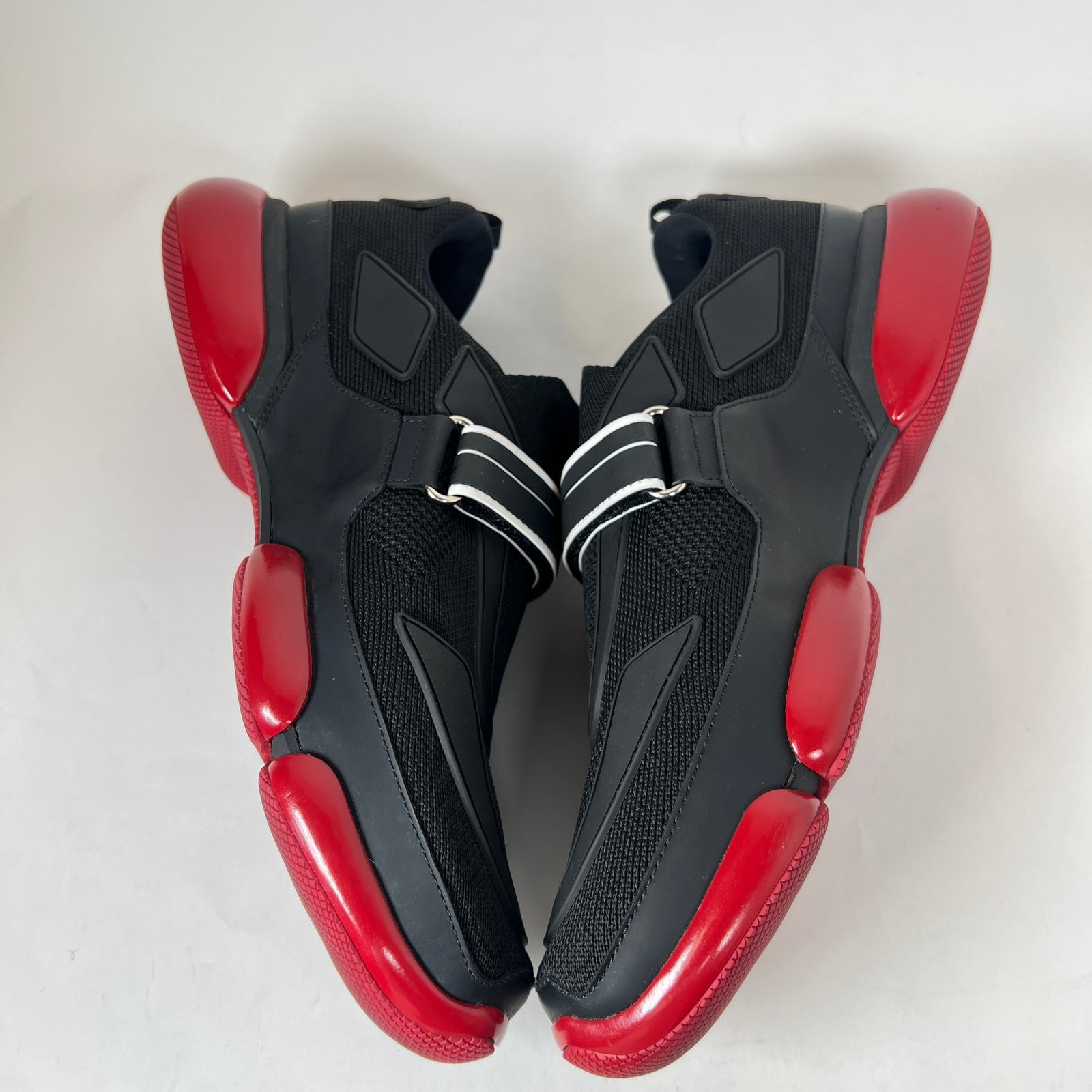 Prada Black/Red Cloudbust Sneaker 10