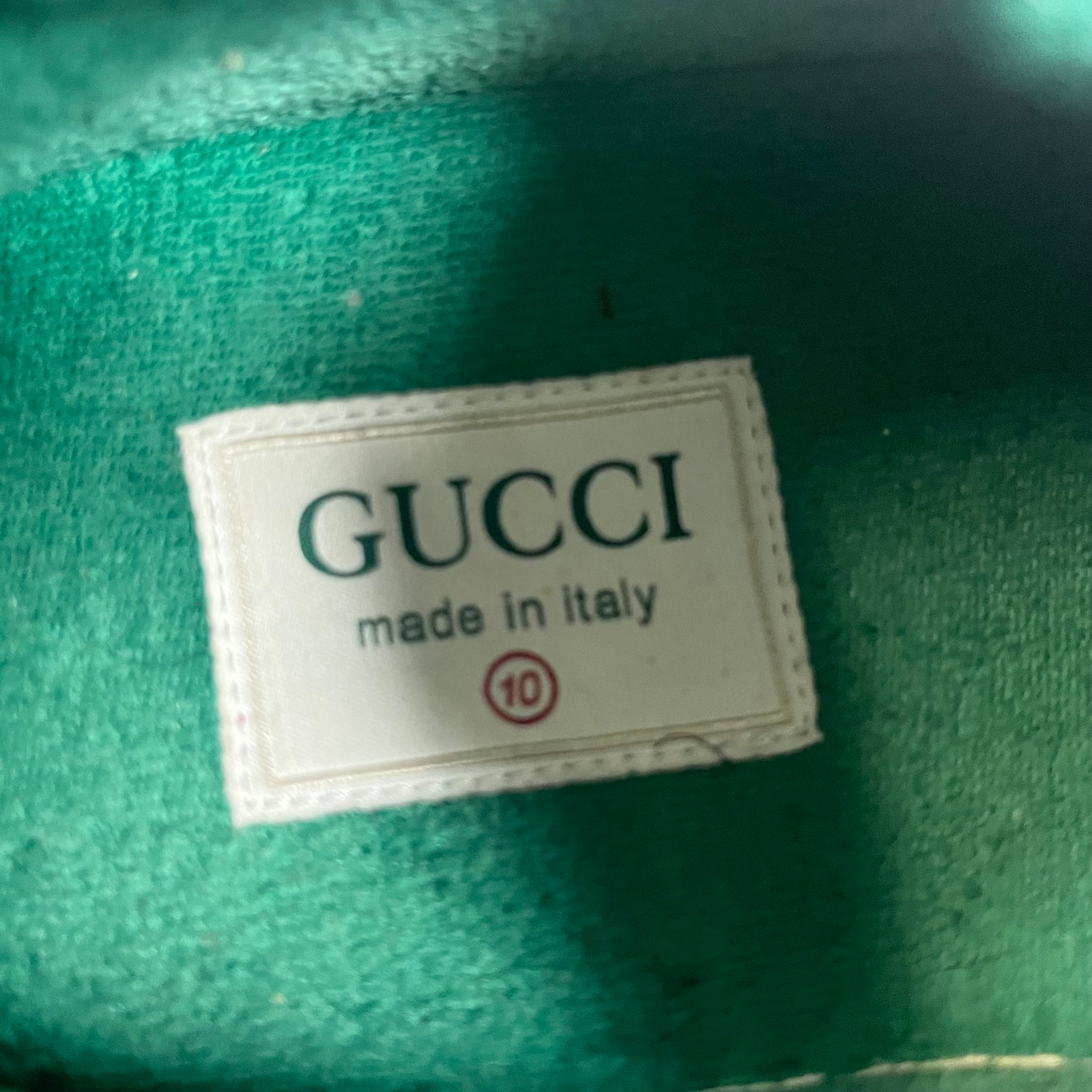Gucci Burgundy GG Rhyton Sneaker Size 10