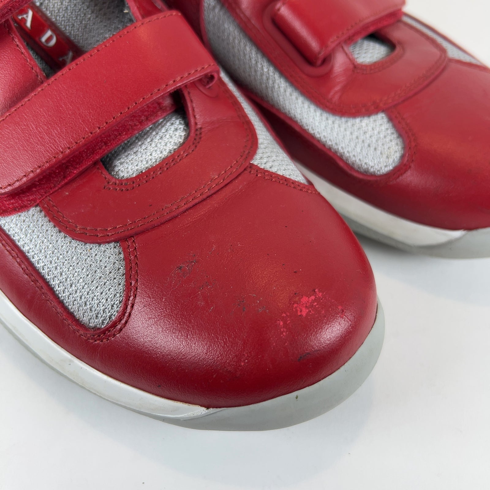 Prada Velcro Strap Americas Cups Low Top Sneaker