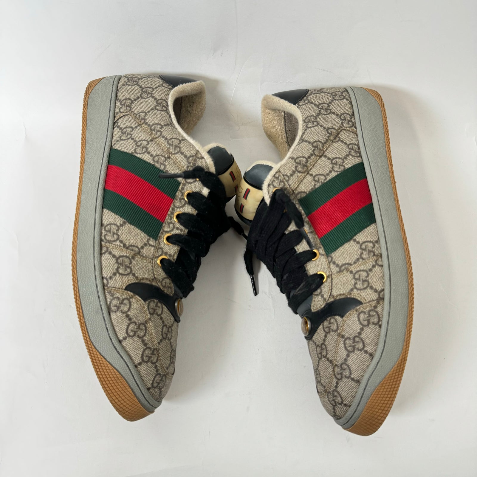 Gucci GG Monogram Screener Sneaker Size 10.5