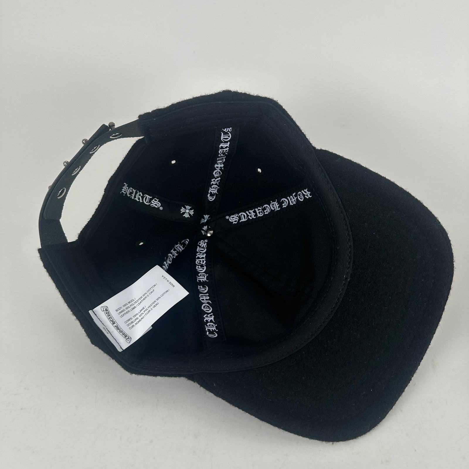Chrome Hearts 33 Wool Hardware Hat