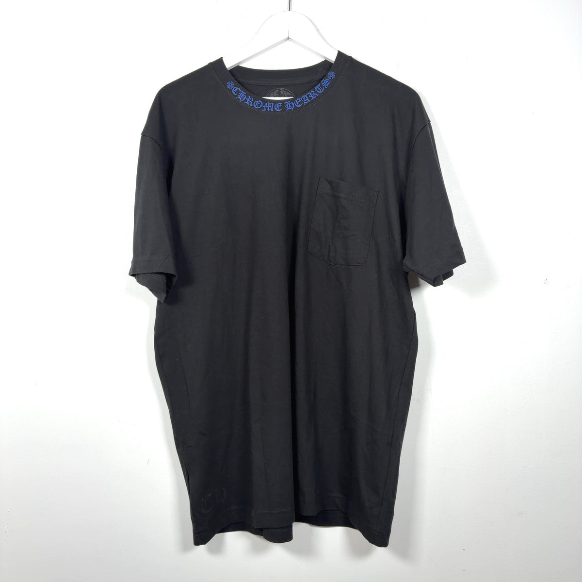 Chrome Hearts Neck Logo Black T-Shirt