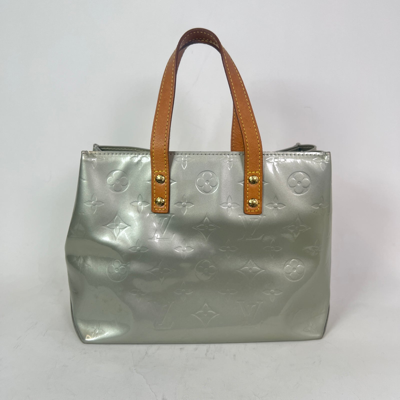 Louis Vuitton Blue Lavender Monogram Vernis Reade PM Handbag
