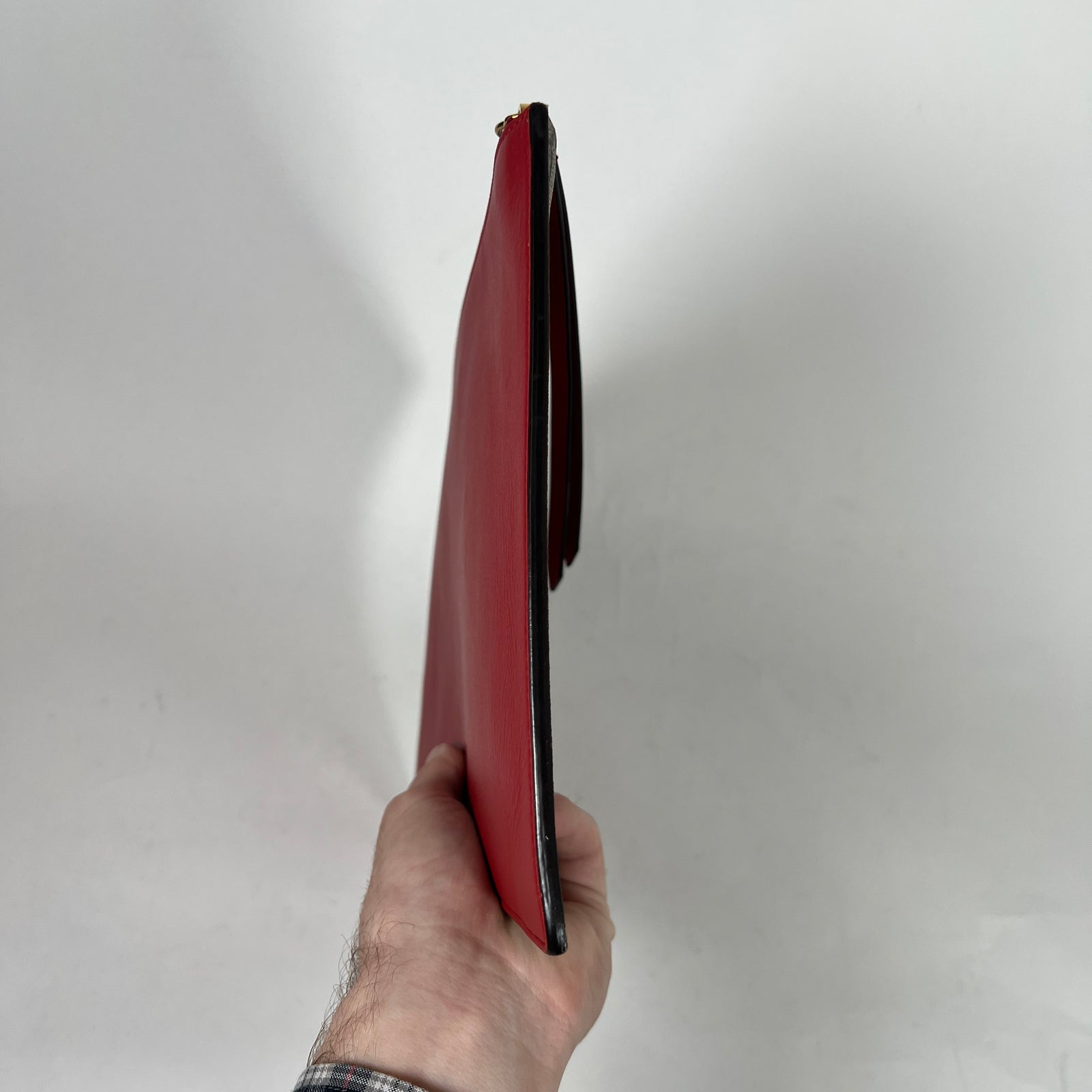 Gucci GG Supreme Monogram Bosco Wristlet Clutch