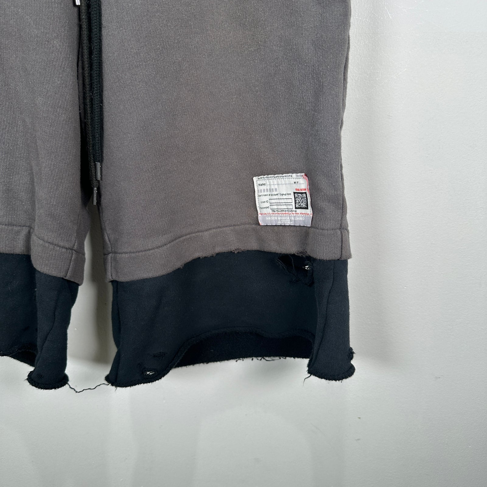 Maison Mihara Double Waisted Sweat-Shorts Size M