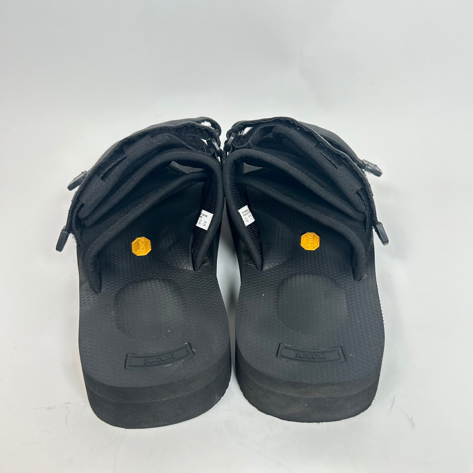 Suicoke Black Moto-VS Sandals Size 12