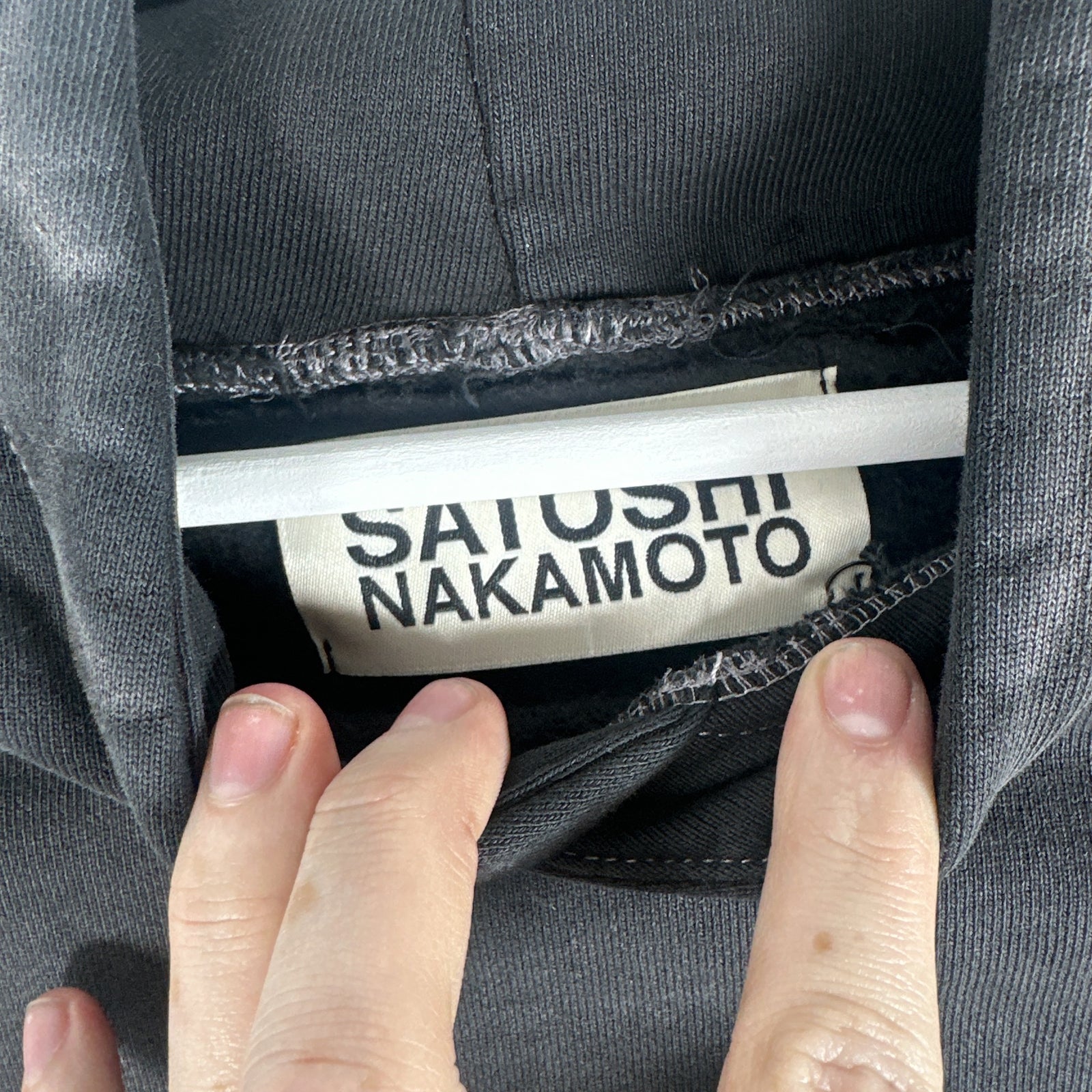 Satoshi Nakamoto Padded Logo Hoodie Size L