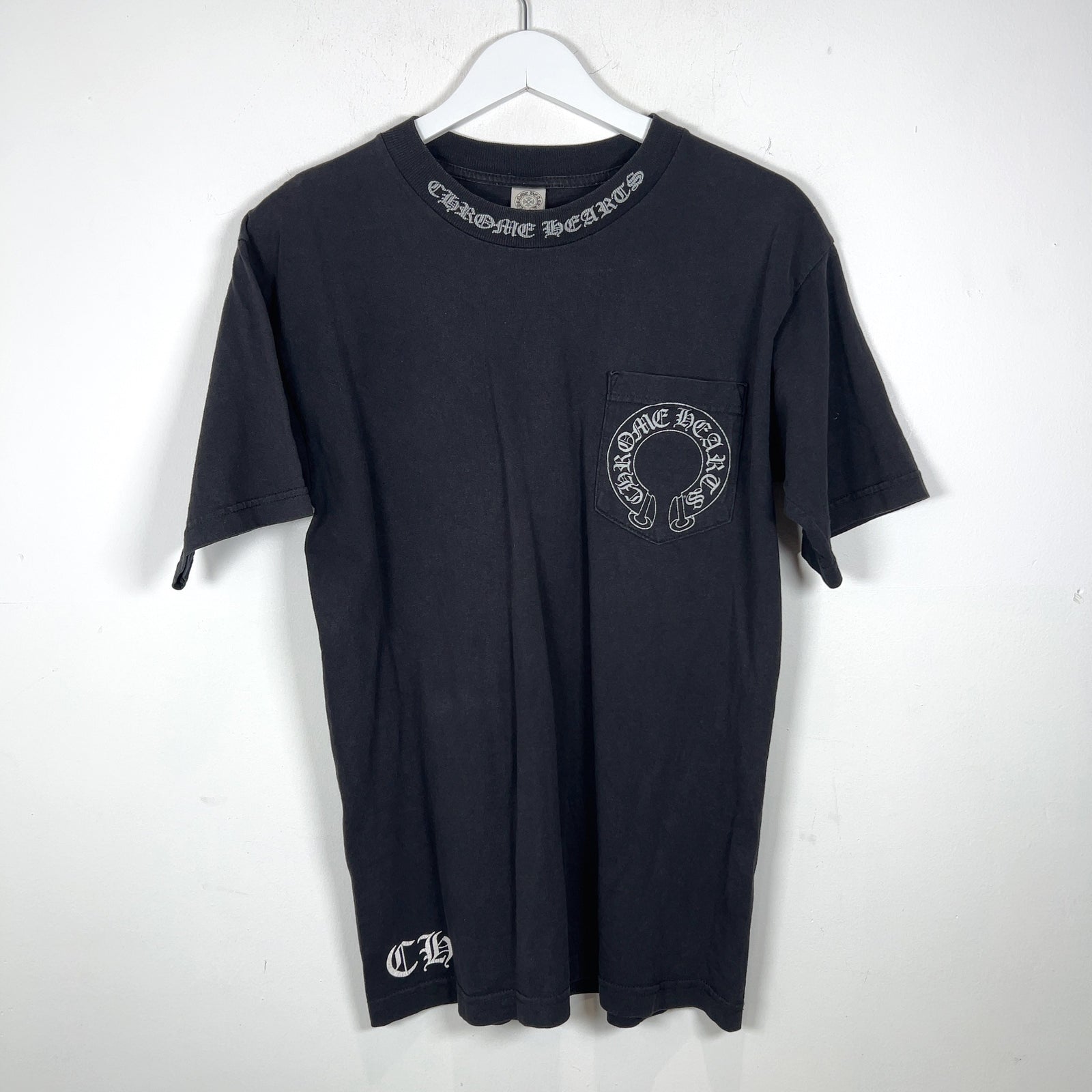Chrome Hearts Malibu Cross Graphic Vintage T-Shirt