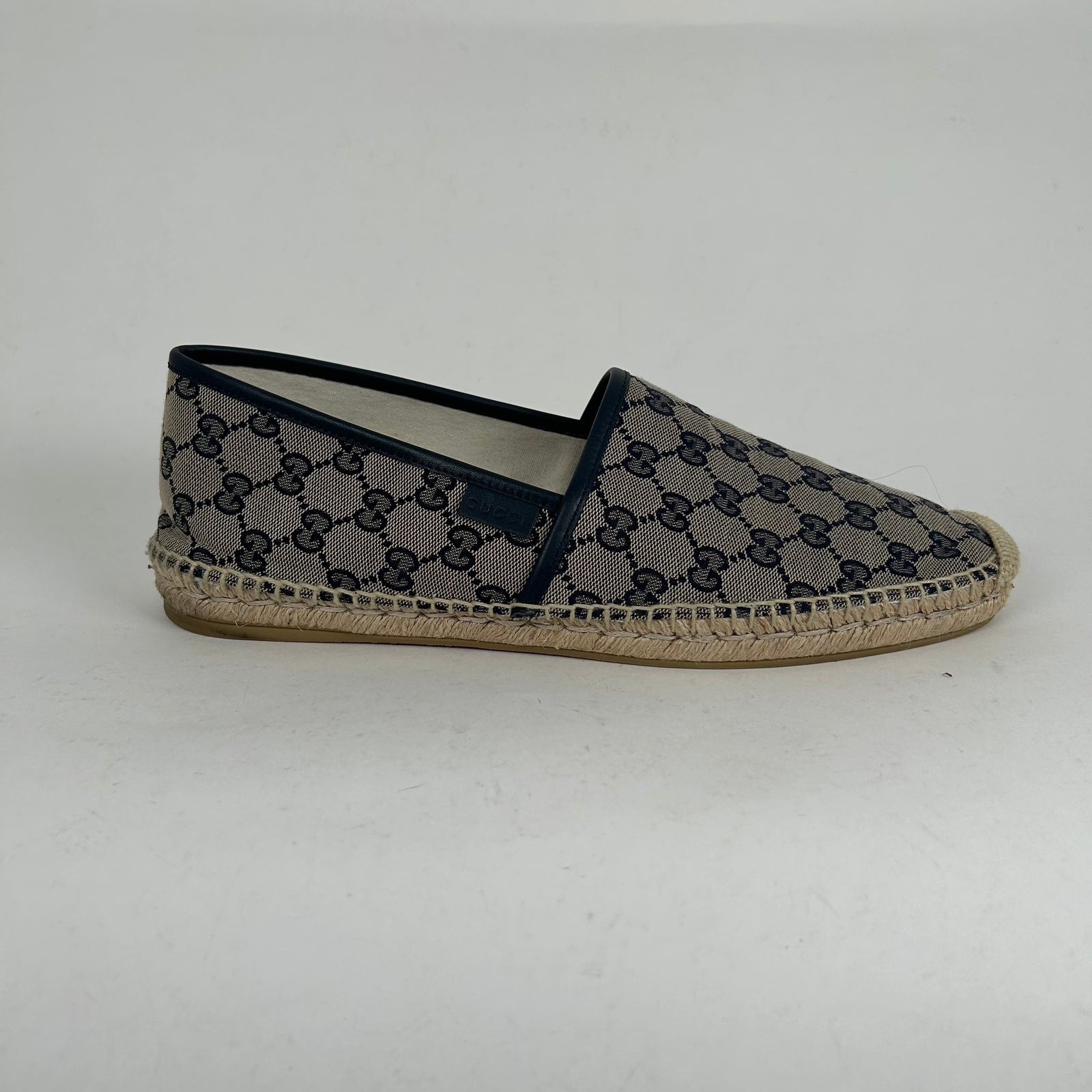Gucci Navy Espadrilles Slip-on Sneaker Size 14