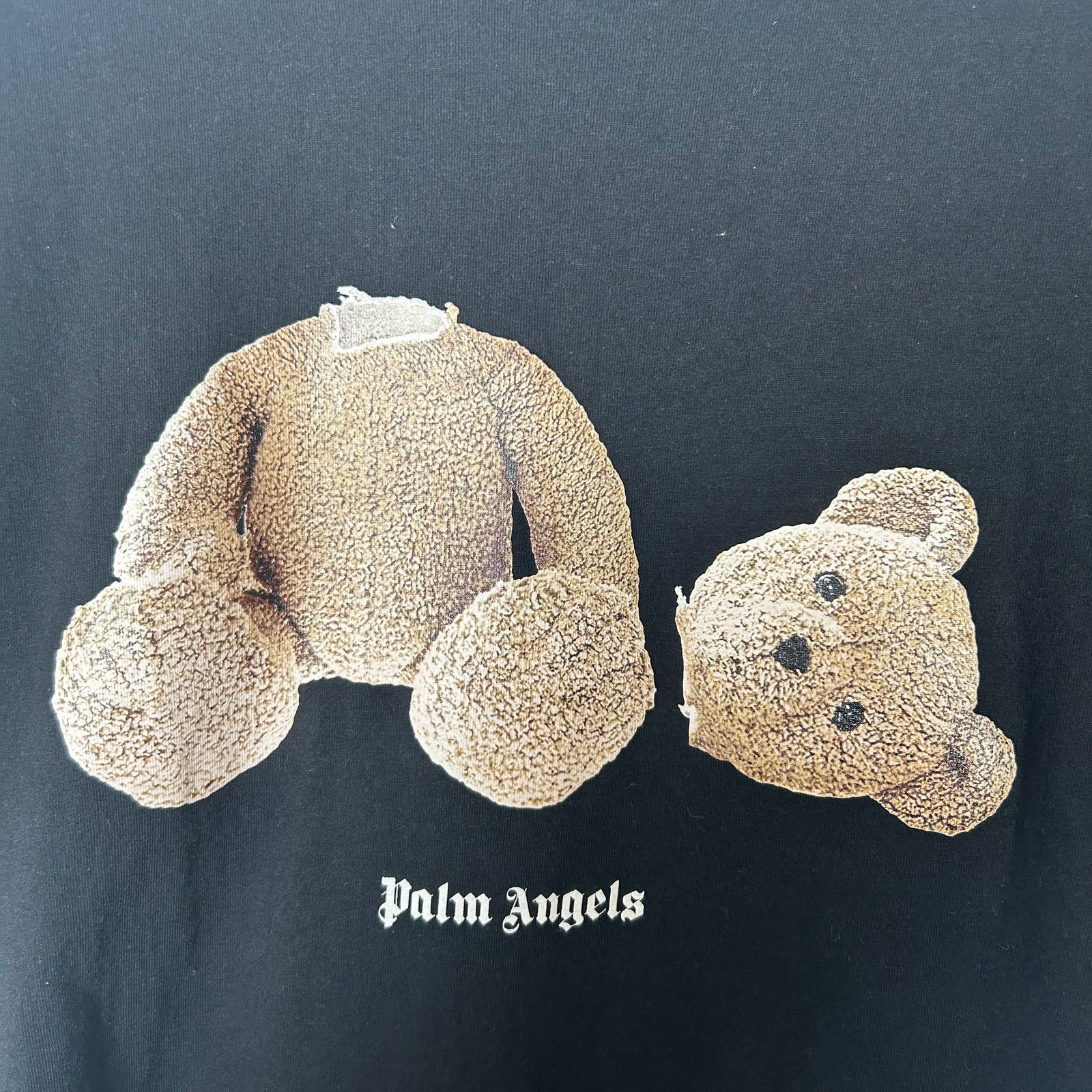 Palm Angels Black Teddy Bear T-shirt Size XL