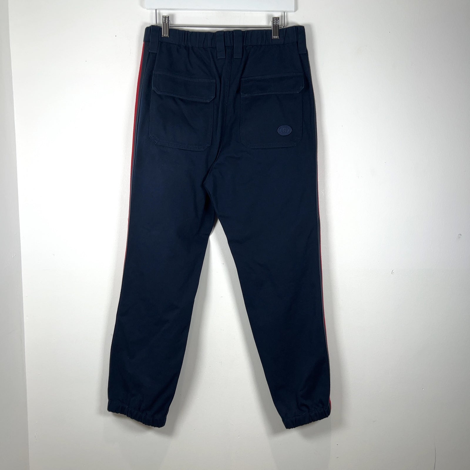 Gucci Striped Cuffed Slack Pants