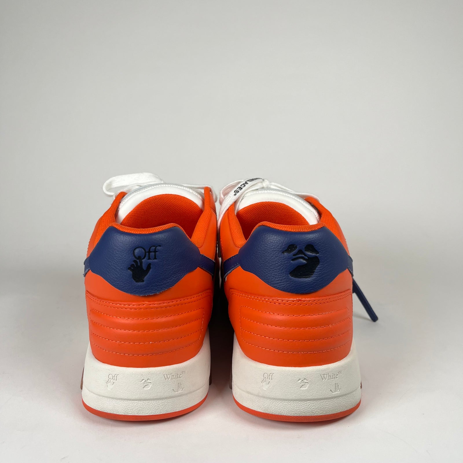 Off-White Orange/Blue Out of Office Sneakers Size 44