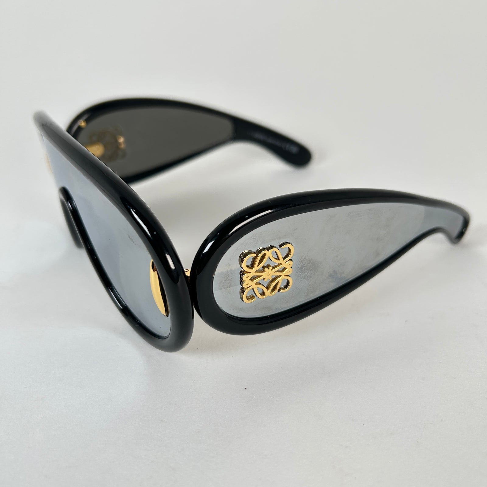 Loewe Black Anagram Mask Sunglasses