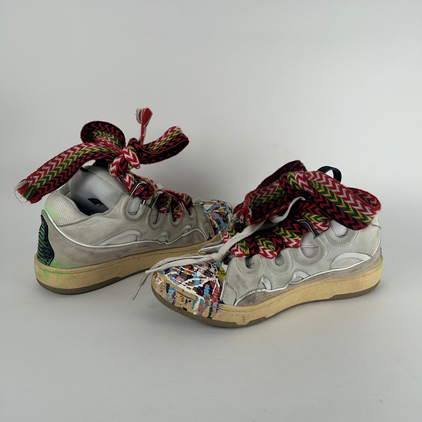 Lanvin x Gallery Dept. Paint Splatter Curb Sneaker Size 8