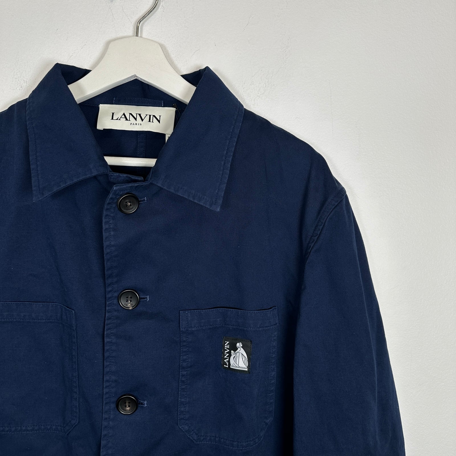 Lanvin Classic Pocket Logo Chore Jacket Size L