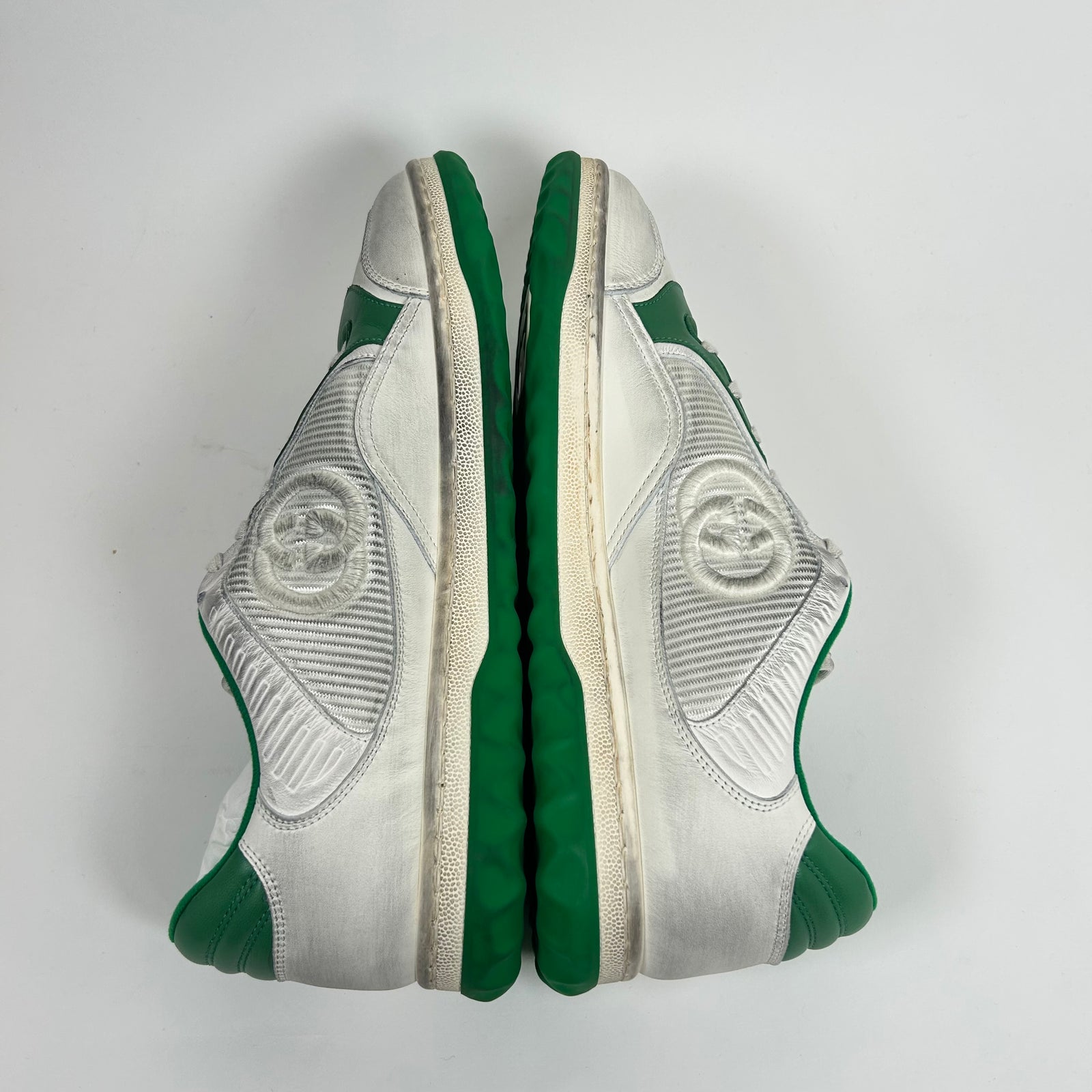 Gucci Off White Green Mac 80 Sneaker Size GG 10