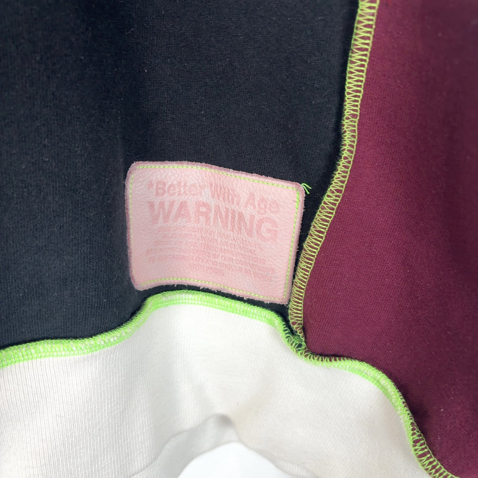 Better With Age Protest Patchwork Hoodie
