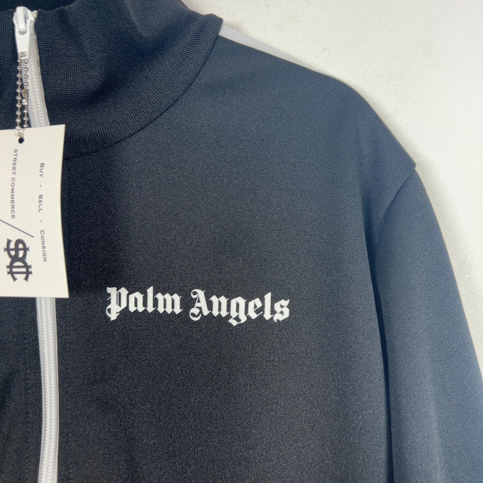 Palm Angels Black Logo Track Jacket
