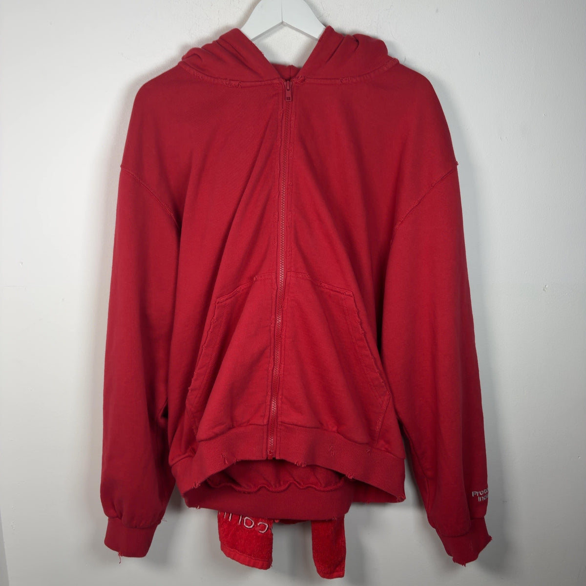 Protocol Index Terry Towel Zip Up Hoodie