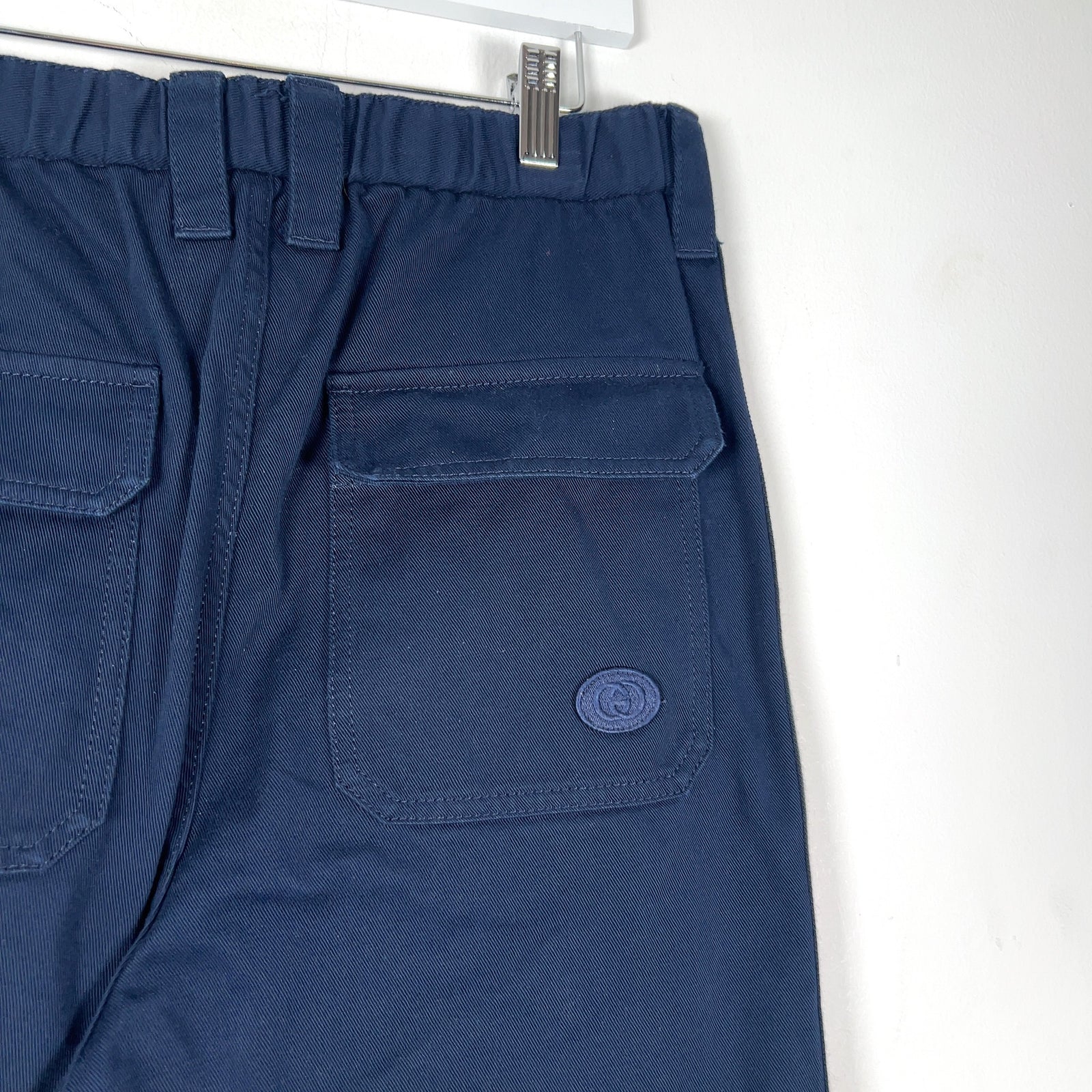 Gucci Striped Cuffed Slack Pants