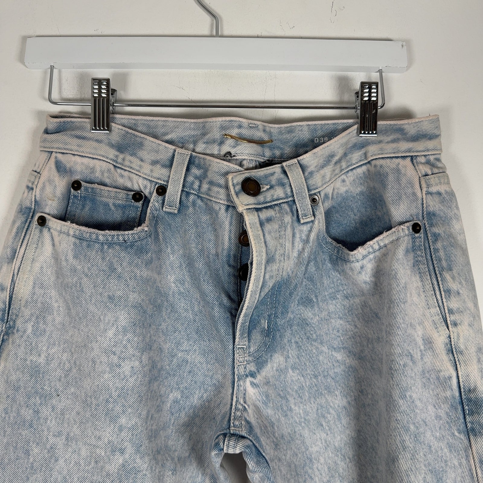 Saint Laurent Acid Wash Jean Size 28