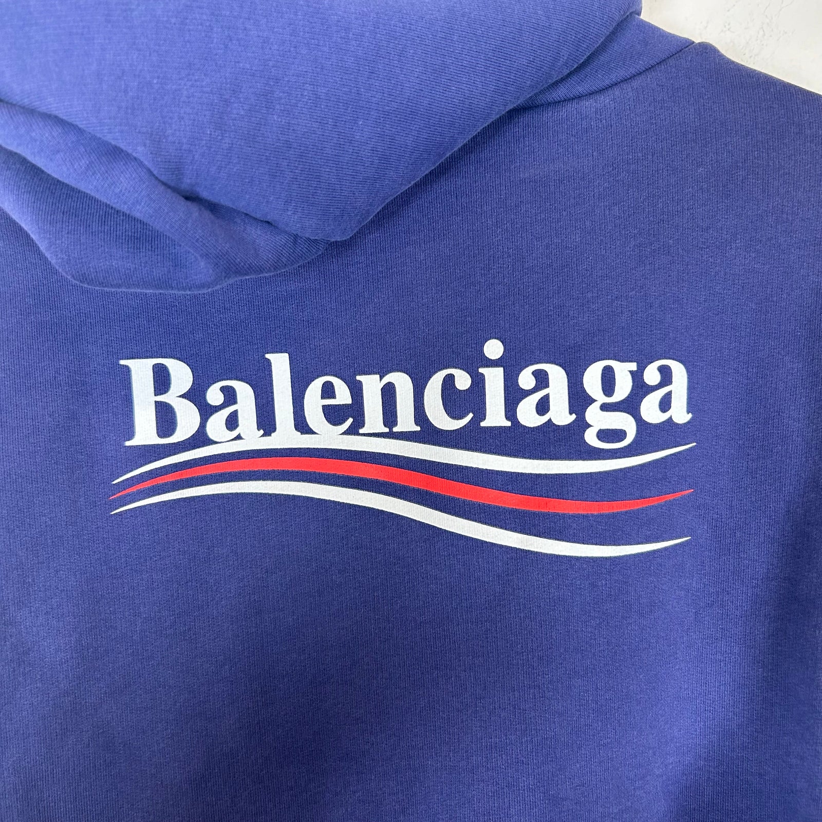 Balenciaga Blue Campaign Hoodie Size M