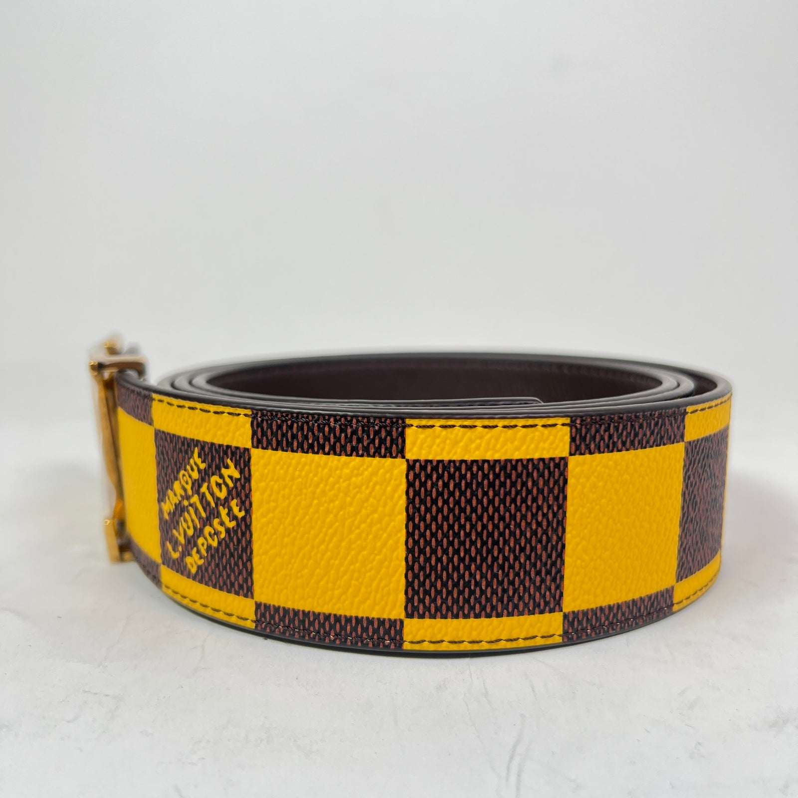Louis Vuitton Damier Pop LV Initiales 40MM Belt